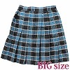 チェック柄プリーツスカート　ＢＩＧ(コスチューム)
